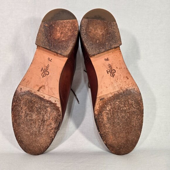 Cole Haan Mackenzie Brown Leather Oxford Shoes - Picture 13 of 16